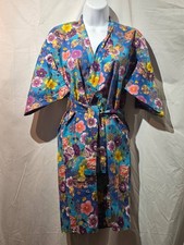 Authentic Vintage Japanese Kimono Yukata Kyoto – 100% Cotton (Pristine) picture
