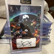 Wild Card 2024 QB1 On the Clock Shedeur Sanders 1/1 Auto picture