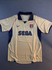 Nike Arsenal Thierry Henry 14 Gold/Navy Soccer Jersey Shirt Men’s xL picture