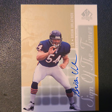 Upper Deck 2000 SP Authentic Sign of the Times Brian Urlacher Auto RC #BU Bears picture