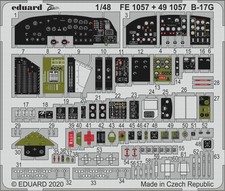 Eduard 1/48 B-17G Flying Fortress Cockpit (HK Models) FE1057 picture