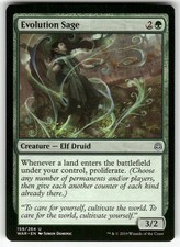 Evolution Sage 159 Uncommon War of the Spark Magic: The Gathering Near Mint picture