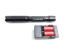 450nm Blue LED Flashlight Adjustable Focus Visible Beam light Outdoor picture