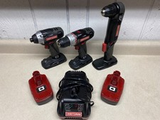 Craftsman 19.2V C3 - 3 Piece Set w/ Batteries & Charger  (Box 3) picture