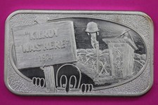 1974 Kilroy Was Here USSC Rare Vintage Art Bar 1 OZ  .999 Fine Silver B06 picture