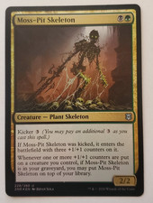 1x Moss-Pit Skeleton FOIL Zendikar Rising MTG Magic the Gathering NM picture