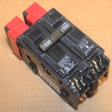 ONE Siemens BQ2B100L Double 2 Pole 100 Amp Lugs In/Out Breaker w/ Finger Shield picture