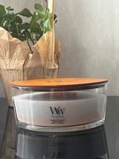 WoodWick Scented Trilogy Ellipse Candle, Sagewood & Seagrass, Seaside Neroli picture