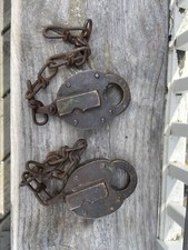 Vintage ESS Co. Padlocks~ Big Locks~ No keys (2 Locks) picture