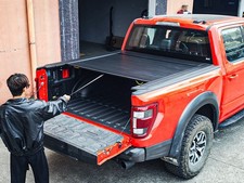 NEW 5.5FT Retractable Truck Bed Cover Hard Tonneau Cover For 11-26 Ford F-150 picture
