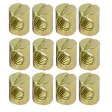 NACX M6 x 15mm Slotted Barrel Nuts Cross Dowel x 15mm, picture