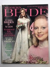 MODERN BRIDE magazine April/May 1973 Weddings Bridal Gowns VTG picture