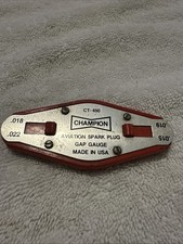 Vintage Champion Aviation Spark Plug Gap Gauge USA picture