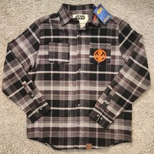 NWT Cakeworthy Star Wars Darth Maul Flannel Shirt M 2024 25th Anniversary Disney picture