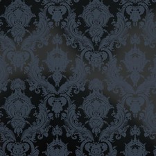 Textured Black Damask Peel and Stick Wallpaper - Removable, 20.5