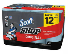 SCOTT Professional Multi Purpose Shop Paper Towels 55 Sheets Roll 12 Rolls picture