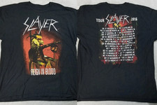 Slayer 2016 Reign In Blood Tour Double Sided Band T-Shirt Size S-5XL picture