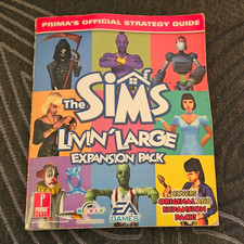Prima Games Official Strategy Guide The Sims Livin' Large Expansion 2000 MPN picture