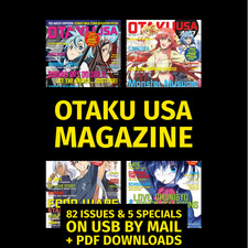Otaku USA Anime & Manga Magazine 87 Issues Archive on USB Flash Drive + bonus picture