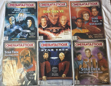 Cinefantastique Magazine Lot of 9 Star Trek Issues Volumes 25-28 (T) picture