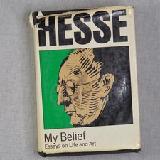 My Belief Essays On Life And Art First American Edition First Printing  1974 VTG picture