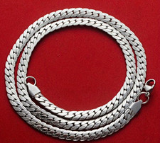 Elegant 20-Inch 925 Sterling Silvery Necklace Chain - Perfect for DIY Jewelry picture