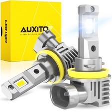 AUXITO 2pcs H11/H8 LED Headlight High Low Bulbs Beam White M6 Series EOOH picture