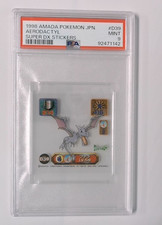1998 POKEMON AMADA JAPANESE SUPER DX STICKERS - CLEAR #D39 AERODACTYL PSA 9 picture