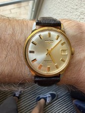 Vintage Vulcain 17J Swiss Manual Wind Date Watch – Serviced – Runs Excellent picture