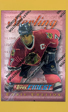 Topps Finest 1995-96 Refractor Chris Chelios Chicago Blackhawks #121 picture