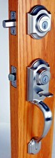 Kwikset Montara Handleset with Juno Knob Satin Nickel 553MNHXJ15 #6qi picture