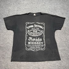 Vintage 1990S Lynyrd Skynyrd Old Rock N Roll Whiskey T-Shirt Large Rare Men’s picture