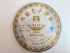 2007 Menghai Dayi 0712 Raw Pu-erh Tea Cake 357g Sheng Puer Aged 19 Years picture