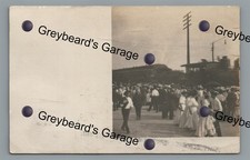 RPPC Railroad Train at Station Depot ATHENS? GA Georgia Real Photo Postcard picture