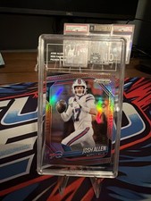2025 Prizm Josh Allen Pigskin Prizms /180. #167 Tag 10 Gem Mint Pop 1 Bills picture