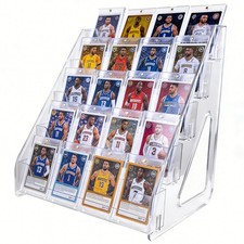 Display Stand for Basketball Sport Trading Card Upgrad 5Tier Vertical Holder picture