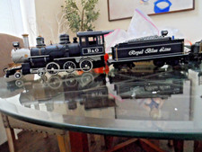 BACHMANN G SCALE BALTIMORE OHIO ROYAL BLUE LINE LOCOMTIVE W/AUDIO TENDER #1332 picture