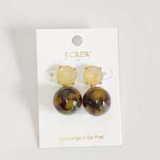 New Jcrew Ball Statement Drop Earrings Women Retro Party Show Vacation Jewelry picture