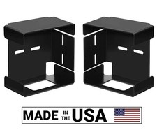 [SR] Steel Tail Brake Light Guard Square Mount Box Trailer Truck Over 80