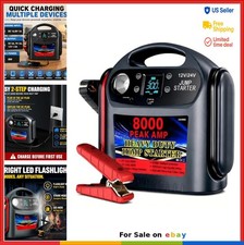 8000A Jump Starter 12V 24V Car Battery Booster Pack 40000mAh LED Light USB picture