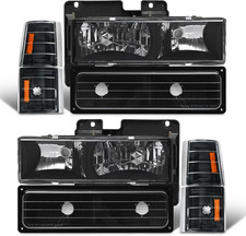 1994-1998 GMC C10 Sierra Suburban Yukon Headlight Assembly–Compatible Replacemen picture