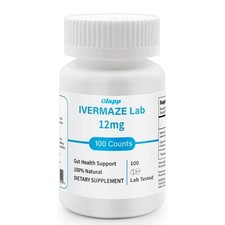 99% Purity Digestive Supplement, IVERMET Tablets For Person - 12 Mg,100 Tablets picture