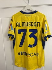 AL-MUSRATI HELLAS VERONA FC Match Issued Signed shirt with COA  picture