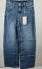 QUINCE  Bella Stretch Straight Jeans  Blue Denim Women's Sz 31 Mid Rise NWT picture