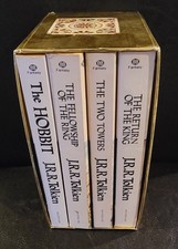 Hobbit & Lord of the Rings Gold Box Set J. R. R. Tolkien 1977 Ballantine VF ++ picture