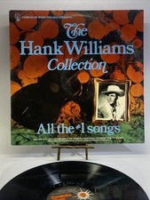 The Hank Williams Collection Vinyl LP 1983 Candlelite Music Record CU-186-LP picture