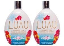 Tan Asz U Luau Island Black Bronzer 13.5 oz 2 Bottles picture