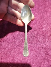 Vintage Ritz Hotel Paris Silverplate Teaspoon Flatware Heavy Plate 96 Stamp picture