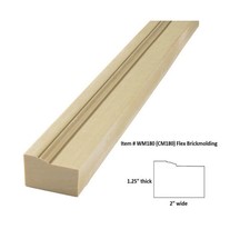 Carter Flex #WM180 Flexible Brick Molding: 1.25
