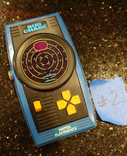 Vintage Mattel SUB CHASE Handheld Electronic  tabletop LED  Video game D4 #2 picture